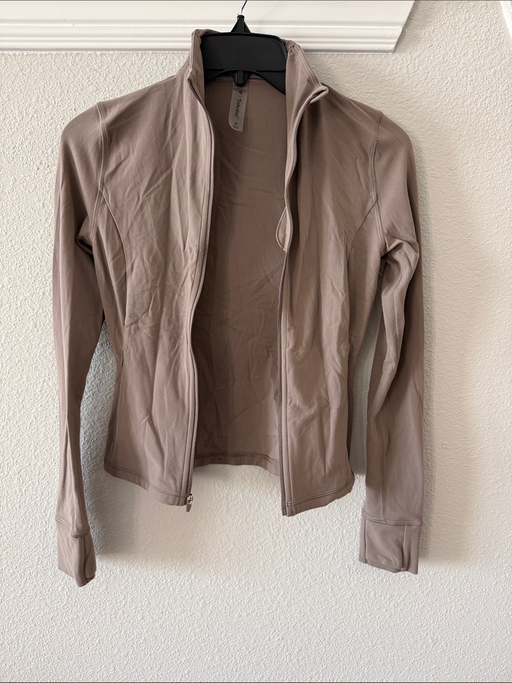 Aritzia Tna Lightweight Zip-Up Jacket - Taupe